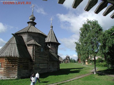 Христианство на монетах и жетонах - Воскресенская церковь из села Потакина_Суздаль