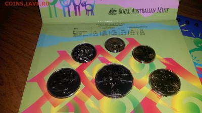 Австралия. Набор монет 1994г. Год семьи - 20140904_192814