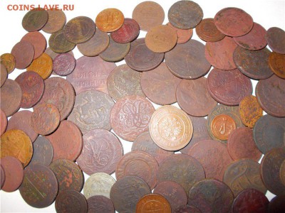 Кучка царских монет 95 штук - 6573100