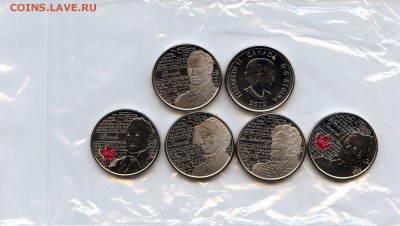 Канада. 2012 - 2013 год. 25 Центов. Набор из 5 монет - Солянка!!! Серия Война 1812 года - 15 наборовДе Салаберри. Proof- Like. - 1 штСэр Исаак Брок. UNC. Proof- Like. - 1 штСэр Исаак Брок. UNC. Цветные. - 1 штЛаура Секорд. Proof- Like. - 1 штЛаура Секорд. Цветные. - 1 шт - МонетыТутРФ413