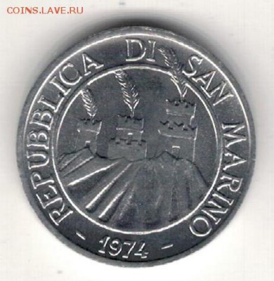 САН-МАРИНО ЛИРА 1974 МУРАВЕЙ ДО 25.12.14 В 22.00МСК (А567) - 4-см1л74