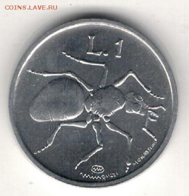 САН-МАРИНО ЛИРА 1974 МУРАВЕЙ ДО 25.12.14 В 22.00МСК (А567) - 4-см1л74а