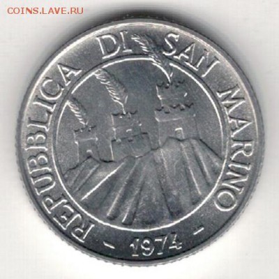 САН-МАРИНО 2 ЛИРЫ 1974 ЖУК ДО 25.12.14 В 22.00МСК (А567) - 4-см2л74