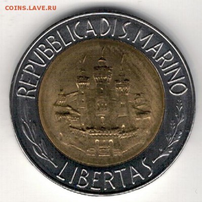 САН-МАРИНО 500 ЛИР 1984 АЛЬБЕРТ ЭЙНШТЕЙН 25.12 В 22Ч (А567) - 4-см500л84