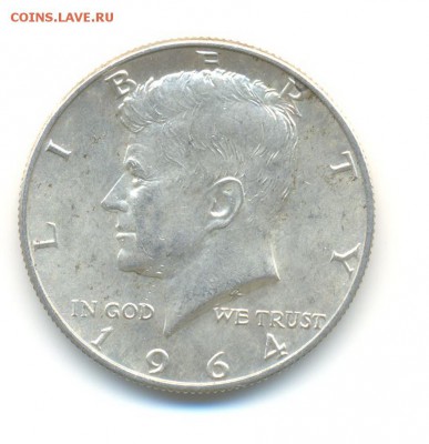 2 доллара 1964D. XF+ . до 24.12 22:00 - 3