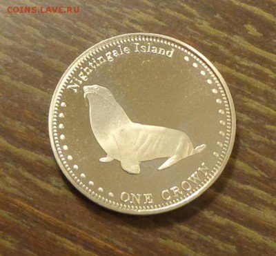 о.НАЙТИНГЕЙЛ - Крона МОРСКОЙ КОТИК до 28.12, 22.00 - Тристан де Кунья морской котик - 1