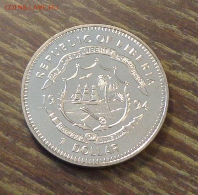 ЛИБЕРИЯ - доллар БЕГЕМОТЫ до 28.12, 22.00 - Либерия бегемот с бегемошкой - 2