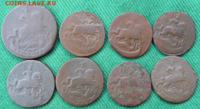 Уставшие монеты Елизоветы 1758-60г 8шт до26.12.14 в 22.30мск - P1040985.JPG