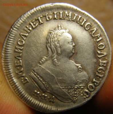 Полуполтинник 1751г ммд оценка - 008
