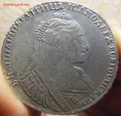 Рубль 1734г Оценка.Подлинность. - 009