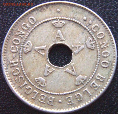 Бельгийское Конго_10 сантимов 1911; до 23.12_22.32м - 9031