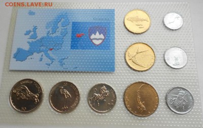 Набор Словении в блистере 9шт. UNC - DSCN2848