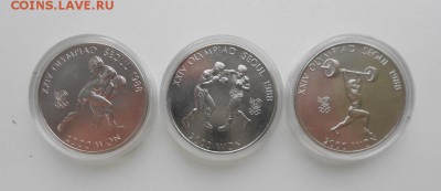 2000 вон и 1000 вон 7шт Набор Олимпиада Сеул 1988 до 28.12 - DSCN3031