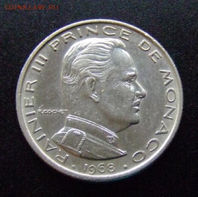 3 - Монако 0,5 франка (1968) А