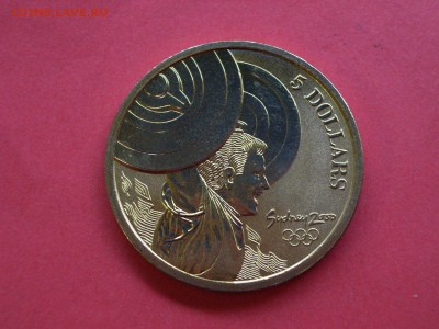 Австралия Олимпиада Сидней 2000 5$ Тяжелая Атлетика - атлетика 1.JPG