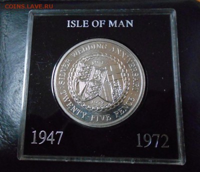 25 пенсов о. Мэн 1972 "Крона" в памятной коробке - DSCN3088.JPG