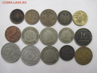 набор монет Старая Германия 15 шт. 28.12.14 - IMG_0205.JPG