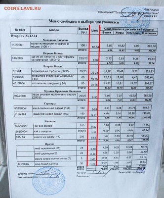 Всем мои поздравления. Рублю - похоже, кирдык! - Школьное меню
