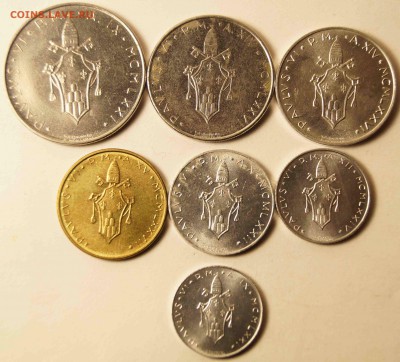 Ватикан. Подборка 1974г 7 монет до 29.12.2014 в 22:00 по МСК - Ватикан_набор2.JPG