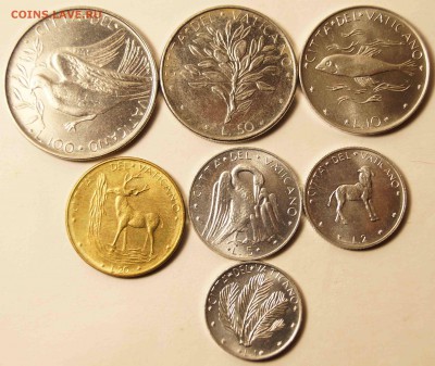 Ватикан. Подборка 1974г 7 монет до 29.12.2014 в 22:00 по МСК - Ватикан_набор_1.JPG