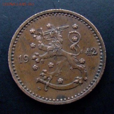 Финляндия 1 марка (1942) до 28.12 (22.00) - Финляндия 1 марка (1942) А