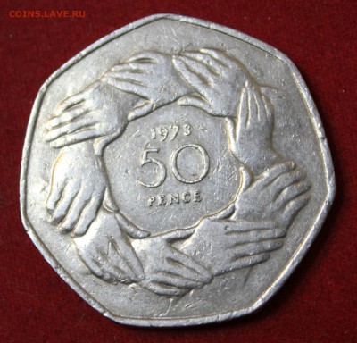 С 1 рубля БРИТАНИЯ 50 пенсов 1978г. РУКИ до 30.12.14 в 22-00 - IMG_2935.JPG