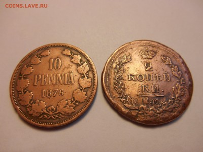 10 пенни 1876 и 2 копейки 1818 - DSCN0263.JPG