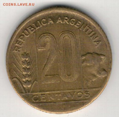 Аргентина 20 сентаво 1948 до 29.12.14 в 22.00мск (А493) - 4-ар20с48а