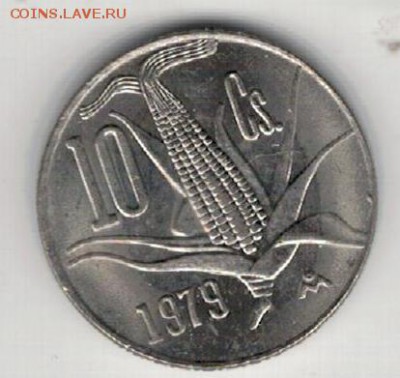 Мексика 10 сентаво 1979 до 29.12.14 в 22.00мск - 4-м1