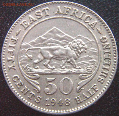 Британская Восточная Африка_ 50 центов 1948; до 26.12_22.10м - 9099