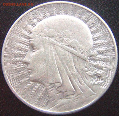 Польша_5 злотых 1933. Серебро; до 26.12_22.20мск - 9074