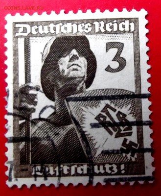 Марки Германия 3й рейх серия 1937г.,гашёные до 31.12.14г. - DSCF2078.JPG