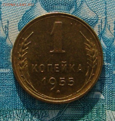 1 копейка 1955 АНЦ блеск до 02-01-2015 до 22-00 по Москве - 1 55 Р