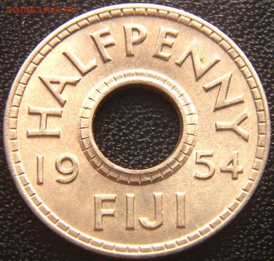 Британские о-ва Фиджи_полпенни 1954; до 27.12_22.16мск - 6172