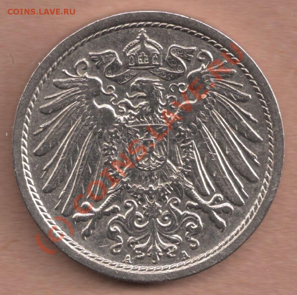 Монеты Германии и Третьего Рейха... помогите оценить - 10 pfennig 1914 A 1