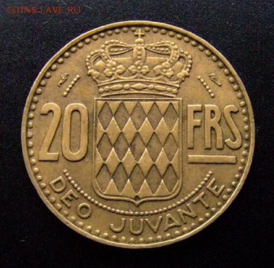 3 - Монако 20 франков (1950) Р