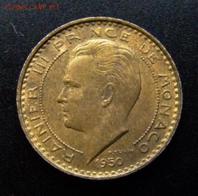 3 - Монако 10 франков (1950) А