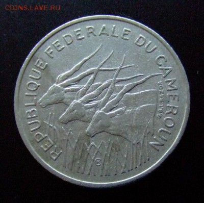 3 - Камерун (Федеральная Республика) 100 франков (1972) А