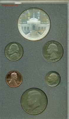 Набор Сша  1984 от 1ц до 1$ - usa proof set.JPG