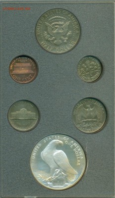Набор Сша  1984 от 1ц до 1$ - usa proof set-1.JPG