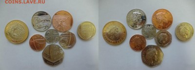ДК Англия набор Герб (с 1 и 2 фунта) BUNC 03.01 11.00 - P1160440.JPG
