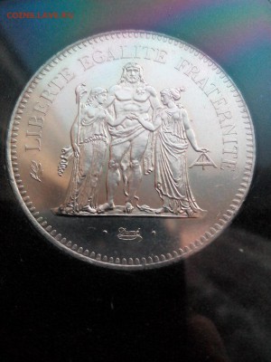 Франция, 50 франков 1976 (Ag) до 04.01 22:30 - Ie-tA2cSq54
