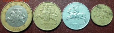 Латвия (1,2,5,10,20,50 сантим, 1,2 лата)+ Литва(бонус) 04.01 - nhaDC_Stlos