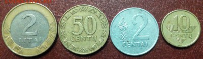 Латвия (1,2,5,10,20,50 сантим, 1,2 лата)+ Литва(бонус) 04.01 - qeGvEFoPv2s