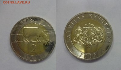 ДК Латвия 2 лата 2009 БИМ 04.01 22.00 - Латвия 2 лата 2009.JPG