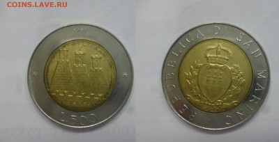 ДК Сан-Марино 500 лир 1987 БИМ Замок 04.01 22.00 - Сан-Марино 500 лир 1987.JPG