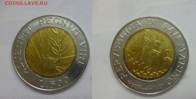 ДК Сан-Марино 500 лир 1993 БИМ Дерево 04.01 22.00 - Сан-Марино 500 лир 1993.JPG