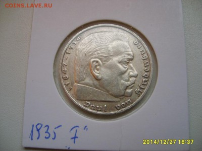 ГЕРМАНИЯ,5 марок 1935F(Гинденбург)!до 1.01.2015 - S6003027.JPG