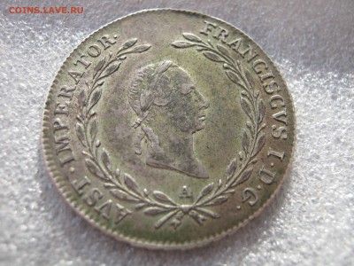 АВСТРИЯ 20 крейцеров 1828. Серебро. ОЦЕНКА. - 016.JPG