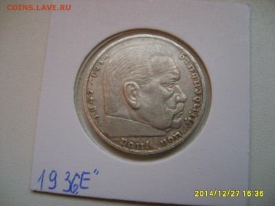ГЕРМАНИЯ,5 марок 1936Е(Гинденбург,без свастики)!до 1.01.2015 - S6003023.JPG